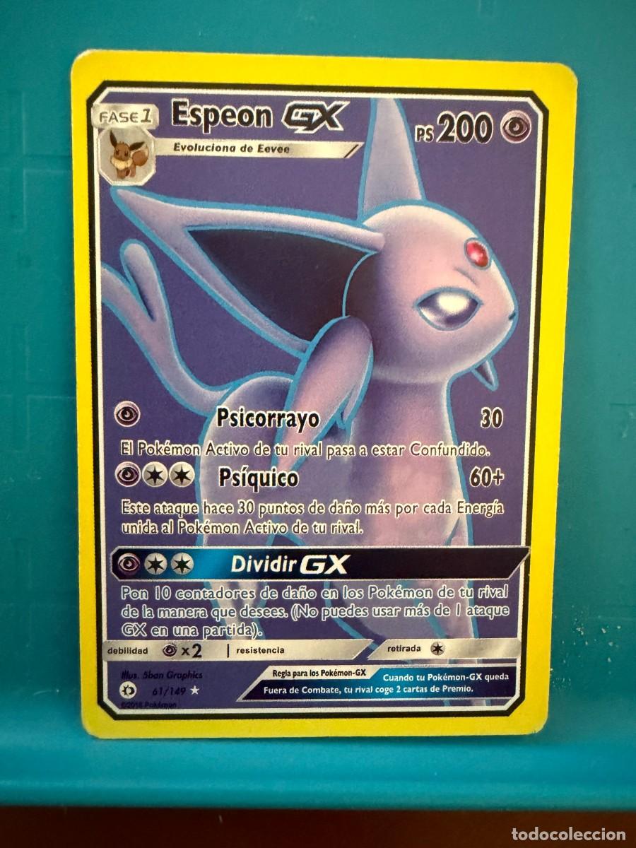 Coleccionismo cromos antiguos: pokemon espeon gx 61/149