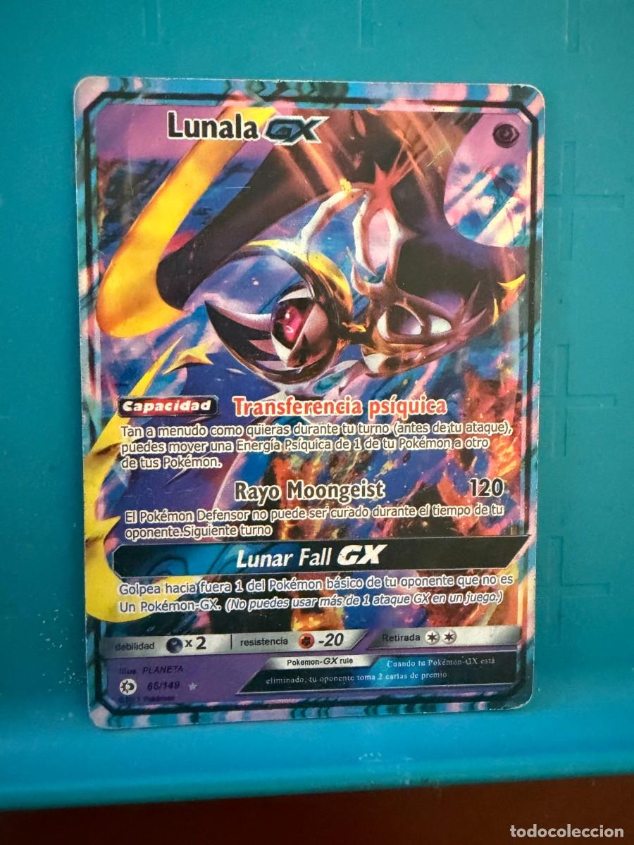 Coleccionismo cromos antiguos: pokemon lunala gx 65/149