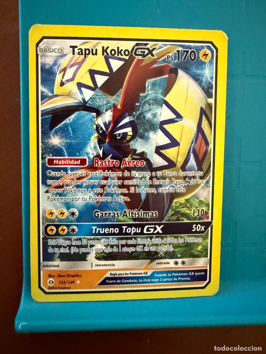 Coleccionismo cromos antiguos: pokemon tapu koko gx 135/149