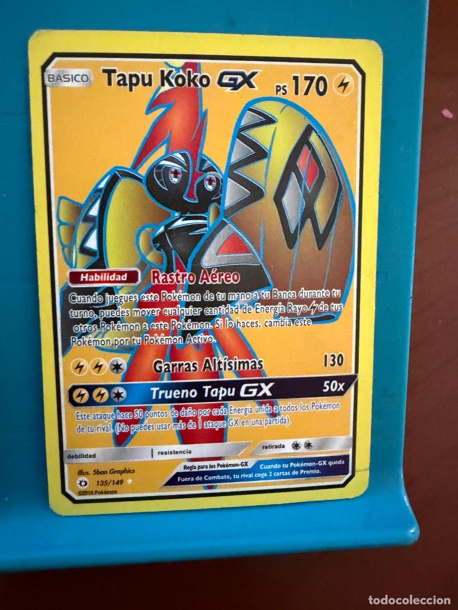 Coleccionismo cromos antiguos: pokemon tapu koko gx 135/149