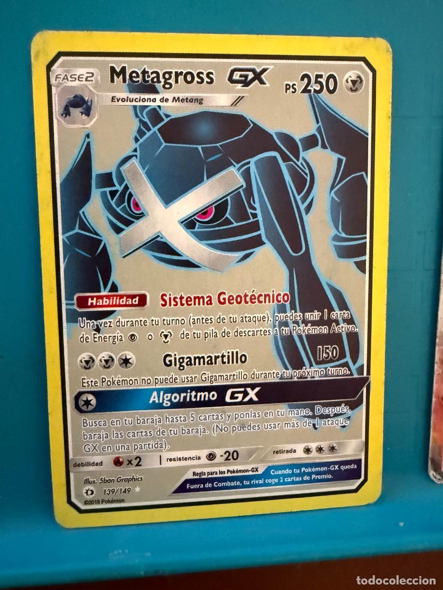 Coleccionismo cromos antiguos: pokemon metagross gx 139/149