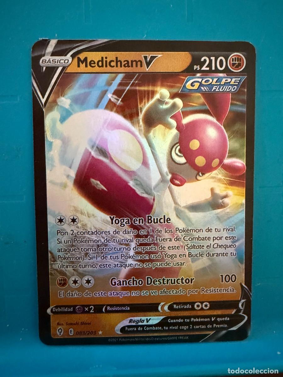 Coleccionismo cromos antiguos: pokemon medicham v 83/203