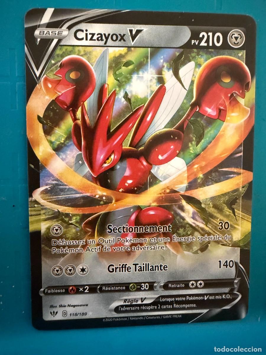 Coleccionismo cromos antiguos: pokemon cizayox 118/189