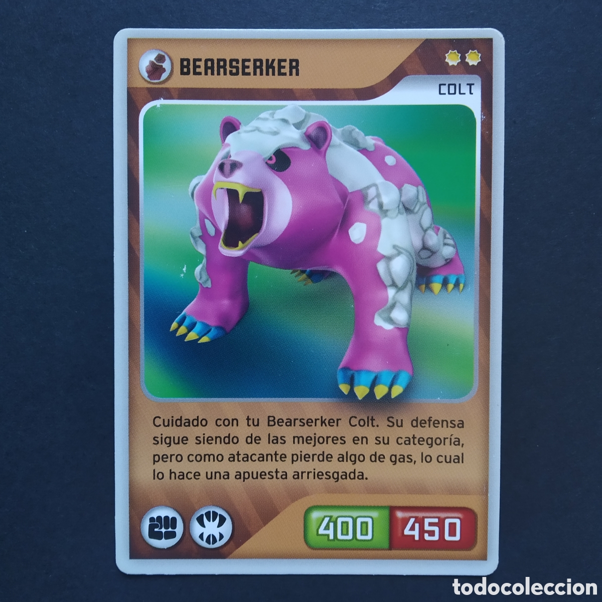 Coleccionismo cromos antiguos: CROMO - N&ordm; 254 - BEARSERKER - INVIZIMALS, DESAFIOS OCULTOS - PANINI - A&Ntilde;O 2013