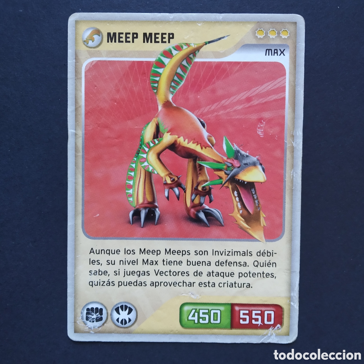 Coleccionismo cromos antiguos: CROMO - N&ordm; 120 - MEEP MEEP - INVIZIMALS, DESAFIOS OCULTOS - PANINI - A&Ntilde;O 2013