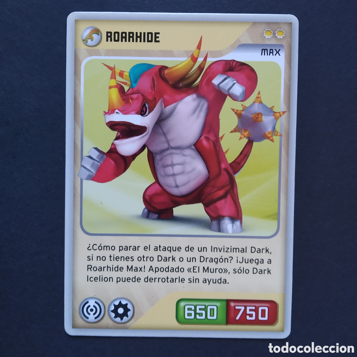 Coleccionismo cromos antiguos: CROMO - N&ordm; 129 - ROARHIDE - INVIZIMALS, DESAFIOS OCULTOS - PANINI - A&Ntilde;O 2013