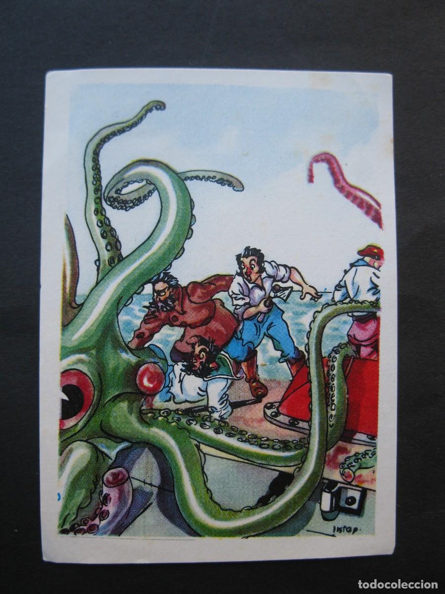 Coleccionismo cromos antiguos: VEINTE MIL LEGUAS DE VIAJE SUBMARINO - CROMO N&ordm; 145 - CHOCOLATES GLUKI - NUNCA PEGADO.