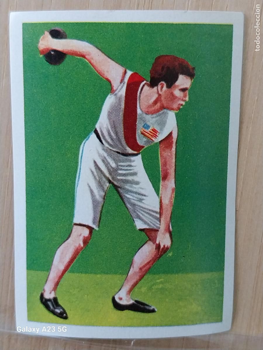 Coleccionismo cromos antiguos: GARRET USA JUEGOS OLIMPICOS CROMO COCHOLATES A&Ntilde;O 1964 5.8X4CMS JJOO ATENAS 1896