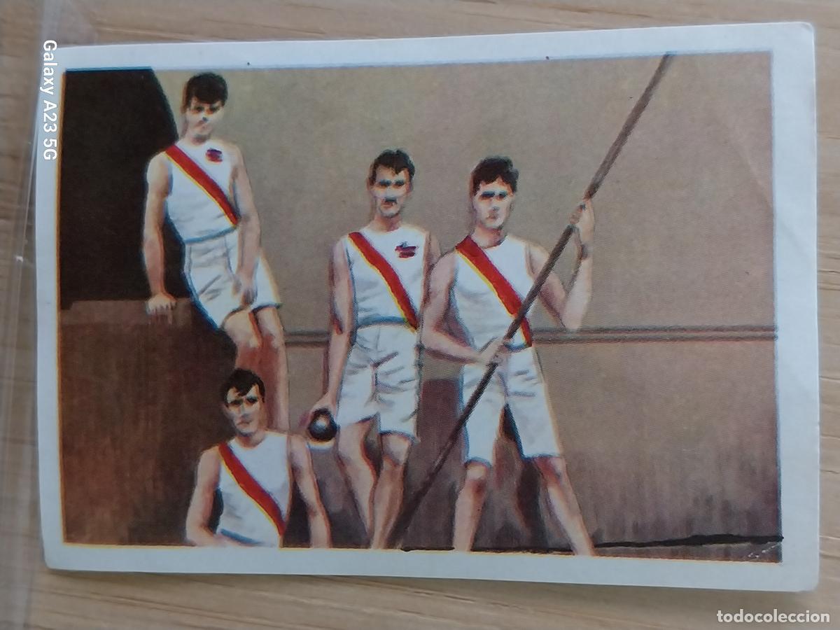 Coleccionismo cromos antiguos: BURKE CURTIS GARRET HOYT JUEGOS OLIMPICOS CROMO COCHOLATES A&Ntilde;O 1964 5.8X4CMS JJOO ATENAS 1896