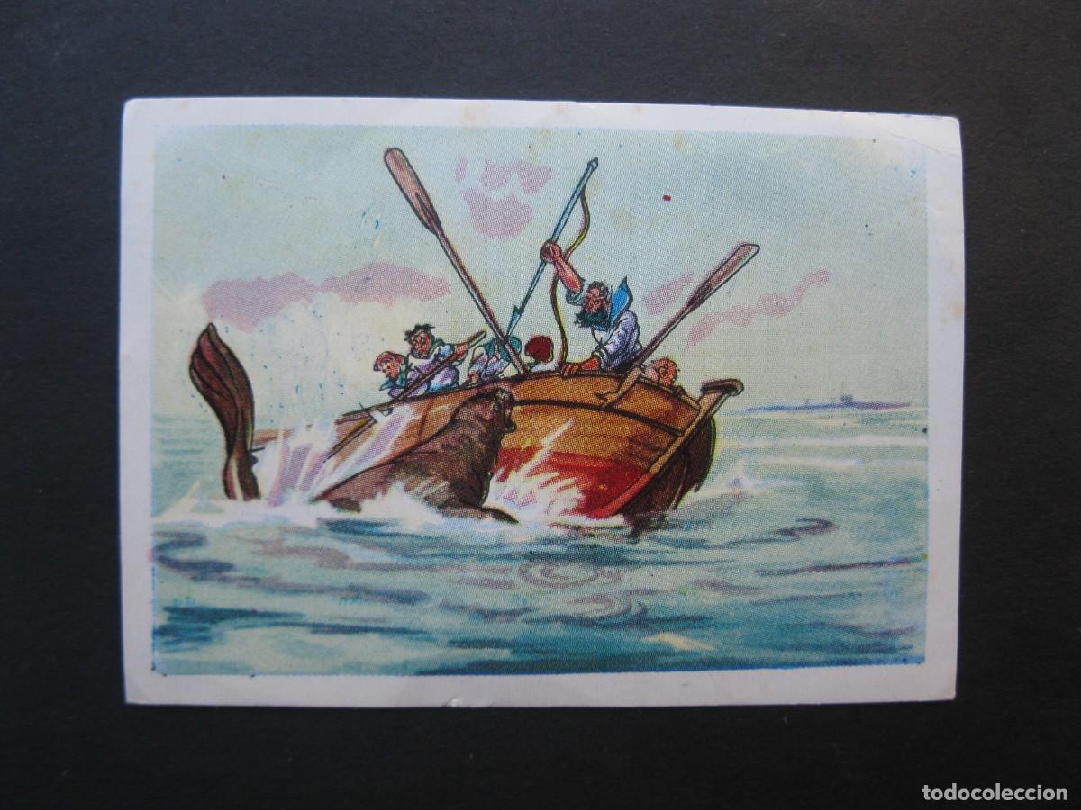 Coleccionismo cromos antiguos: VEINTE MIL LEGUAS DE VIAJE SUBMARINO - CROMO N&ordm; 84 - CHOCOLATES GLUKI - NUNCA PEGADO.