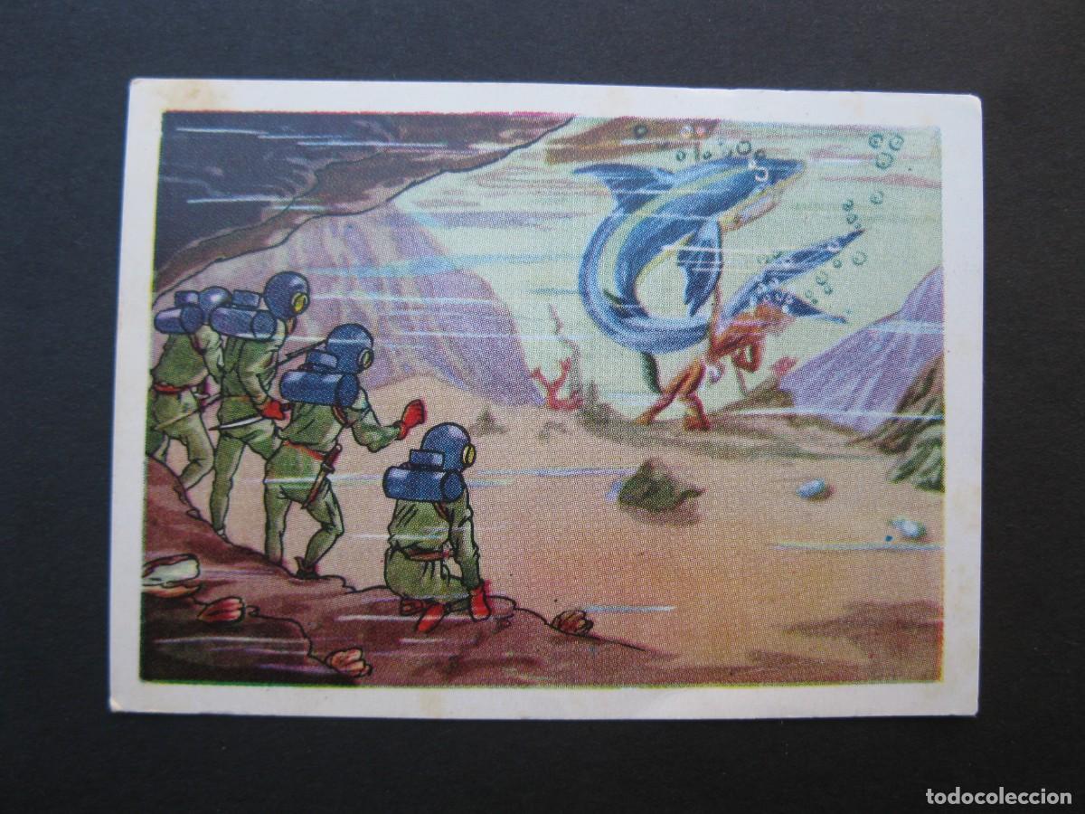 Coleccionismo cromos antiguos: VEINTE MIL LEGUAS DE VIAJE SUBMARINO - CROMO N&ordm; 75 - CHOCOLATES GLUKI - NUNCA PEGADO.