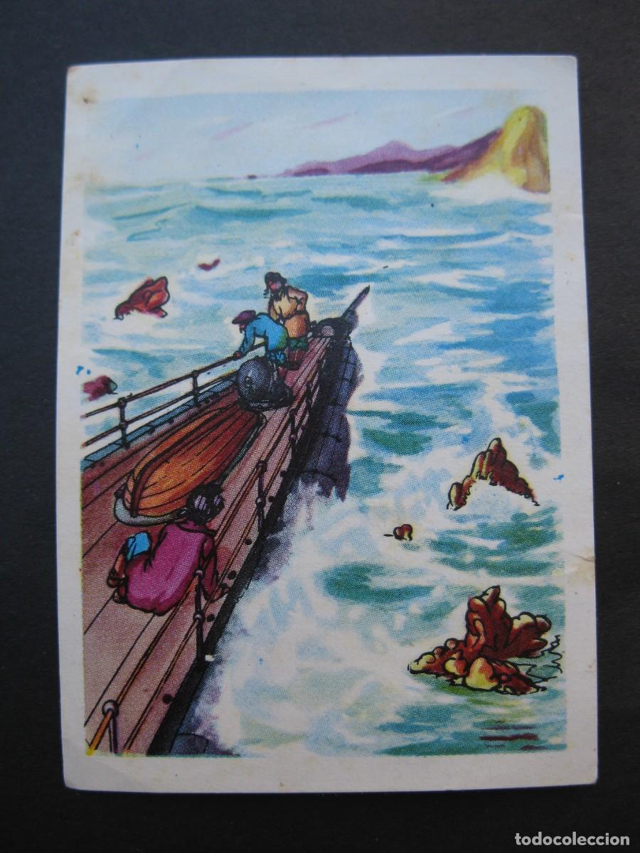 Coleccionismo cromos antiguos: VEINTE MIL LEGUAS DE VIAJE SUBMARINO - CROMO N&ordm; 43 - CHOCOLATES GLUKI - NUNCA PEGADO.