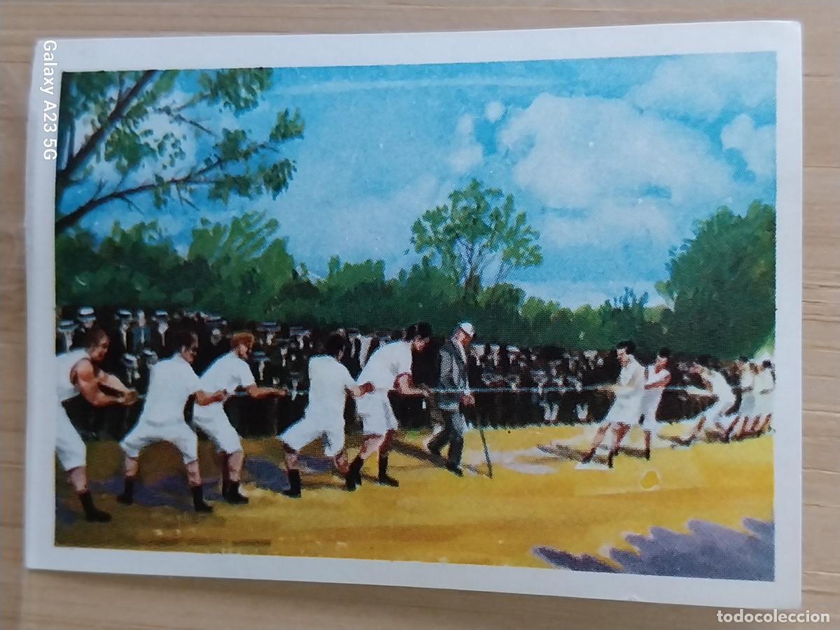 Coleccionismo cromos antiguos: CUERDA * JUEGOS OLIMPICOS CROMO COCHOLATES A&Ntilde;O 1964 5.8X4CMS JJOO PARIS 1900