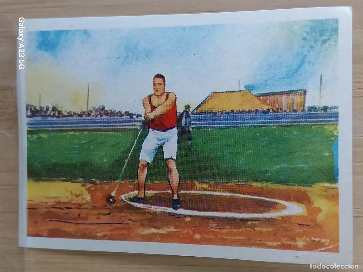 Coleccionismo cromos antiguos: FLANAGANN MMARTILLOA* JUEGOS OLIMPICOS CROMO COCHOLATES A&Ntilde;O 1964 5.8X4CMS JJOO St Louis 1904