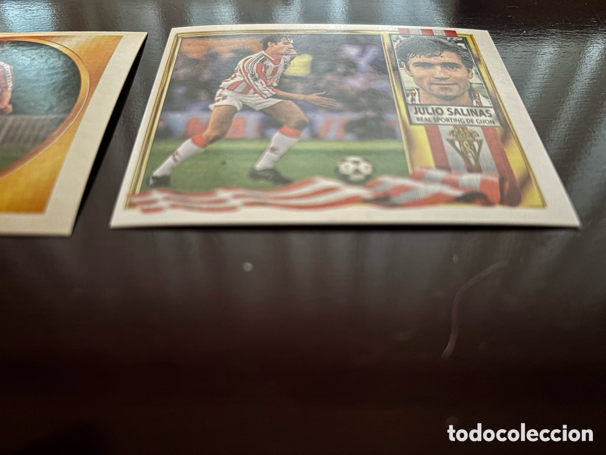 Coleccionismo cromos antiguos: Ediciones este Julio salinas fichaje