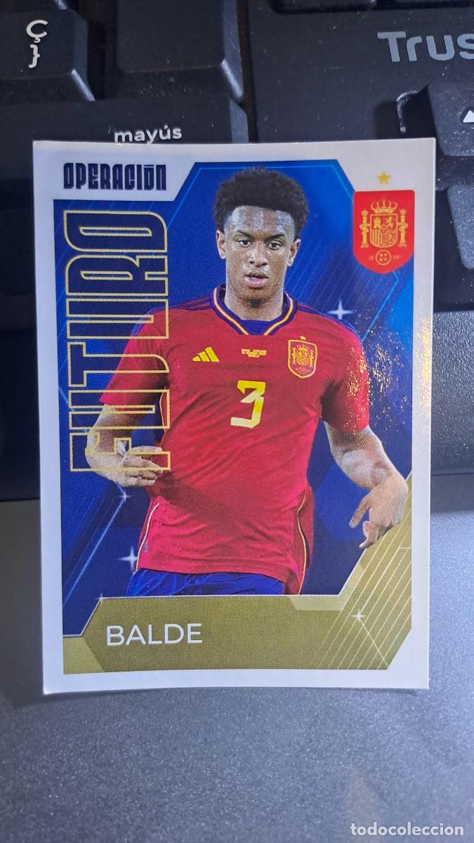 Coleccionismo cromos antiguos: CROMO 65 BALDE 65 FUTURO VAMOS SELECCION 65 SELECCION ESPA&Ntilde;OLA ESPA&Ntilde;A EURO 2024 CARREFOUR PANINI