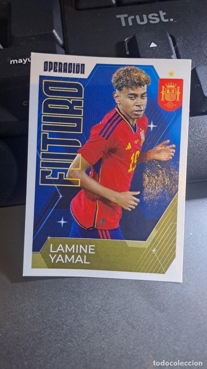 Coleccionismo cromos antiguos: CROMO 69 LAMINE YAMAL 69 FUTURO VAMOS SELECCION 69 SELECCION ESPA&Ntilde;OLA ESPA&Ntilde;A EURO 2024 CARREFOUR PAN