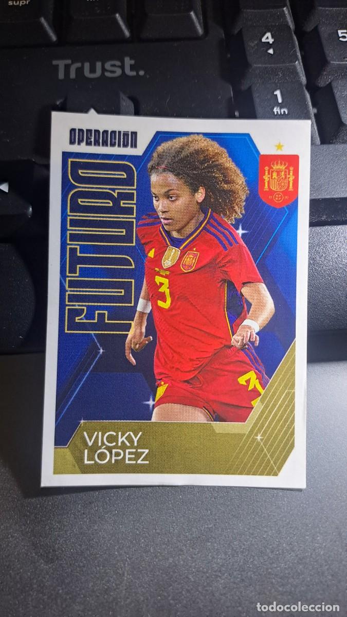 Coleccionismo cromos antiguos: CROMO 72 VICKY LOPEZ 72 FUTURO VAMOS SELECCION 72 SELECCION ESPA&Ntilde;OLA ESPA&Ntilde;A EURO 2024 CARREFOUR PANI