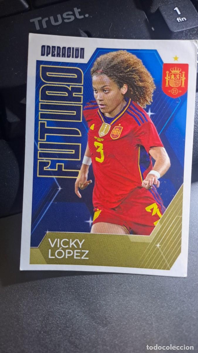 Coleccionismo cromos antiguos: CROMO 72 VICKY LOPEZ 72 FUTURO VAMOS SELECCION 72 SELECCION ESPA&Ntilde;OLA ESPA&Ntilde;A EURO 2024 CARREFOUR PANI
