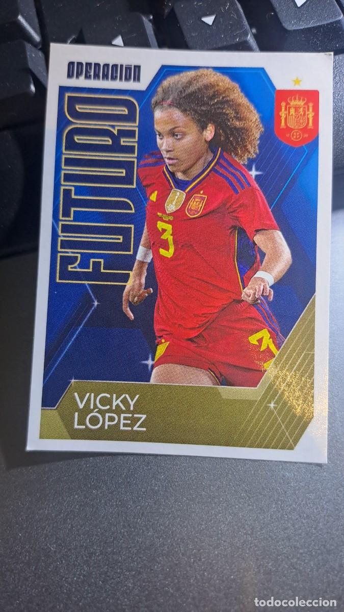 Coleccionismo cromos antiguos: CROMO 72 VICKY LOPEZ 72 FUTURO VAMOS SELECCION 72 SELECCION ESPA&Ntilde;OLA ESPA&Ntilde;A EURO 2024 CARREFOUR PANI