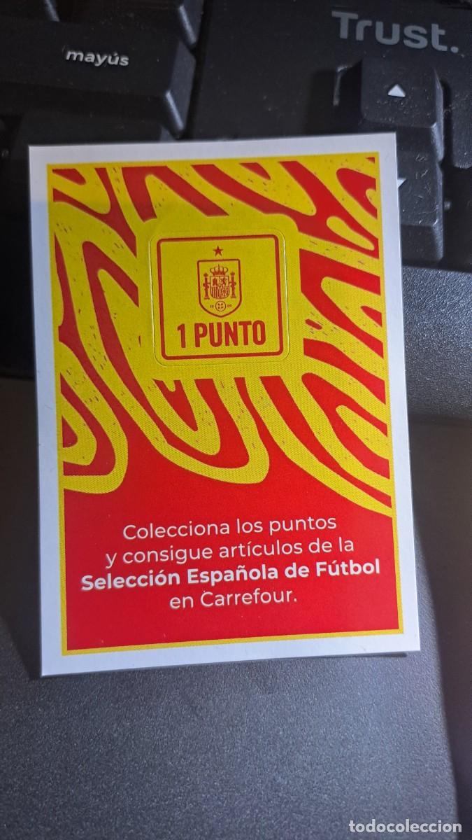 Coleccionismo cromos antiguos: CROMO 1 PUNTO VAMOS SELECCION SELECCION ESPA&Ntilde;OLA ESPA&Ntilde;A UN PUNTO EURO 2024 CARREFOUR PANINI