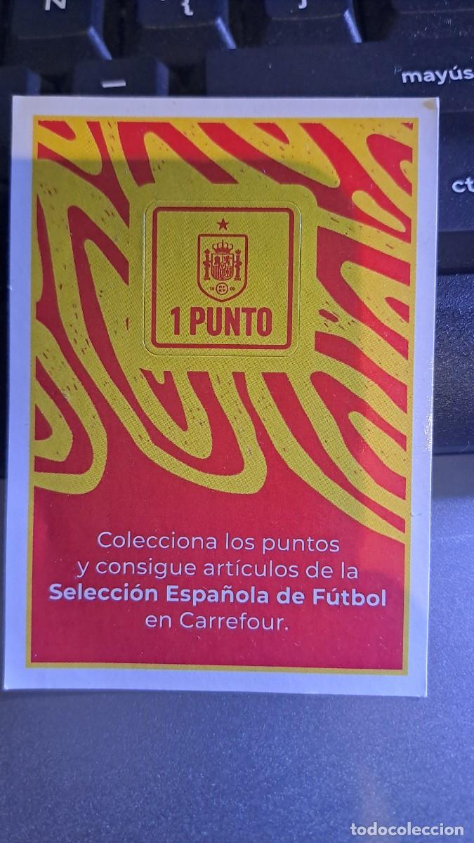 Coleccionismo cromos antiguos: CROMO 1 PUNTO VAMOS SELECCION SELECCION ESPA&Ntilde;OLA ESPA&Ntilde;A UN PUNTO EURO 2024 CARREFOUR PANINI