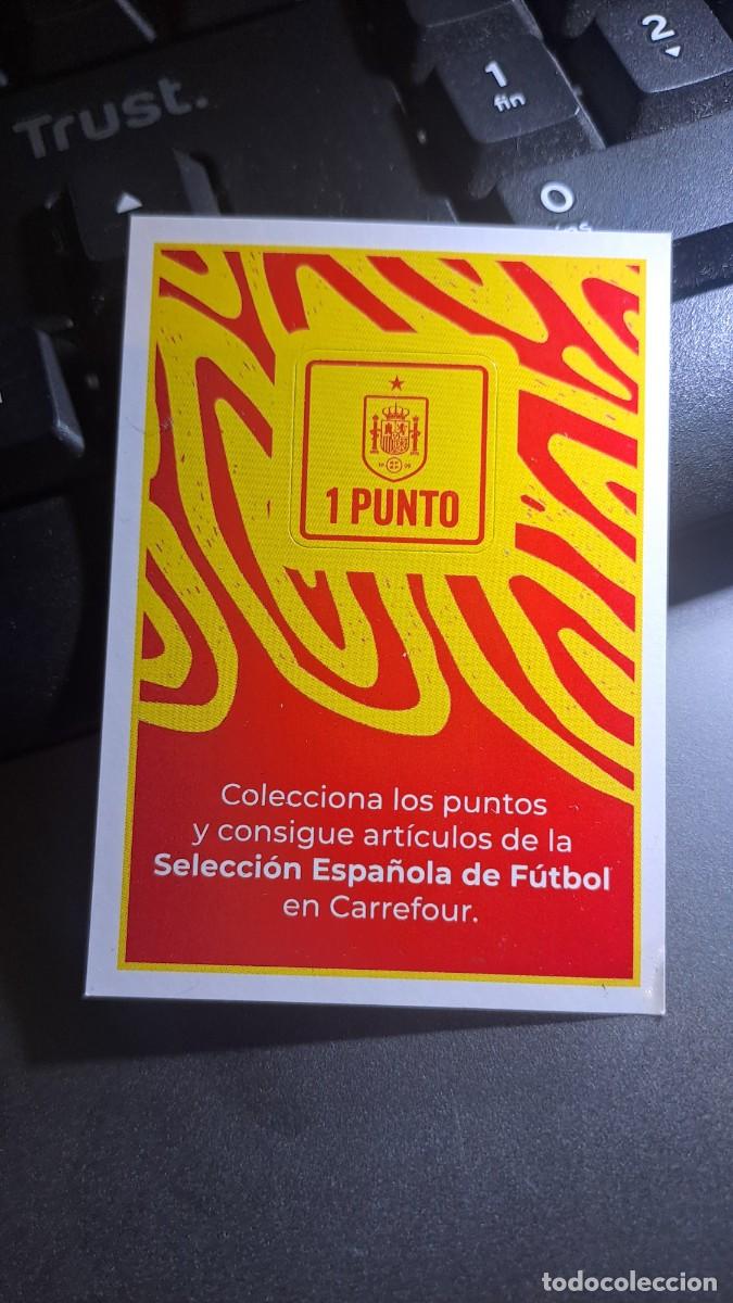 Coleccionismo cromos antiguos: CROMO 1 PUNTO VAMOS SELECCION SELECCION ESPA&Ntilde;OLA ESPA&Ntilde;A UN PUNTO EURO 2024 CARREFOUR PANINI