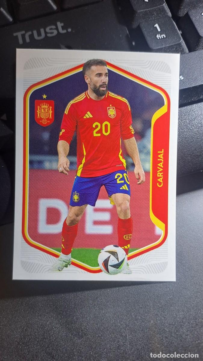 Coleccionismo cromos antiguos: CROMO CARVAJAL 16 ESPA&Ntilde;A 2026 26 MUNDIAL SELECCION ESPA&Ntilde;OLA CARREFOUR PANINI NUNCA PEGADO