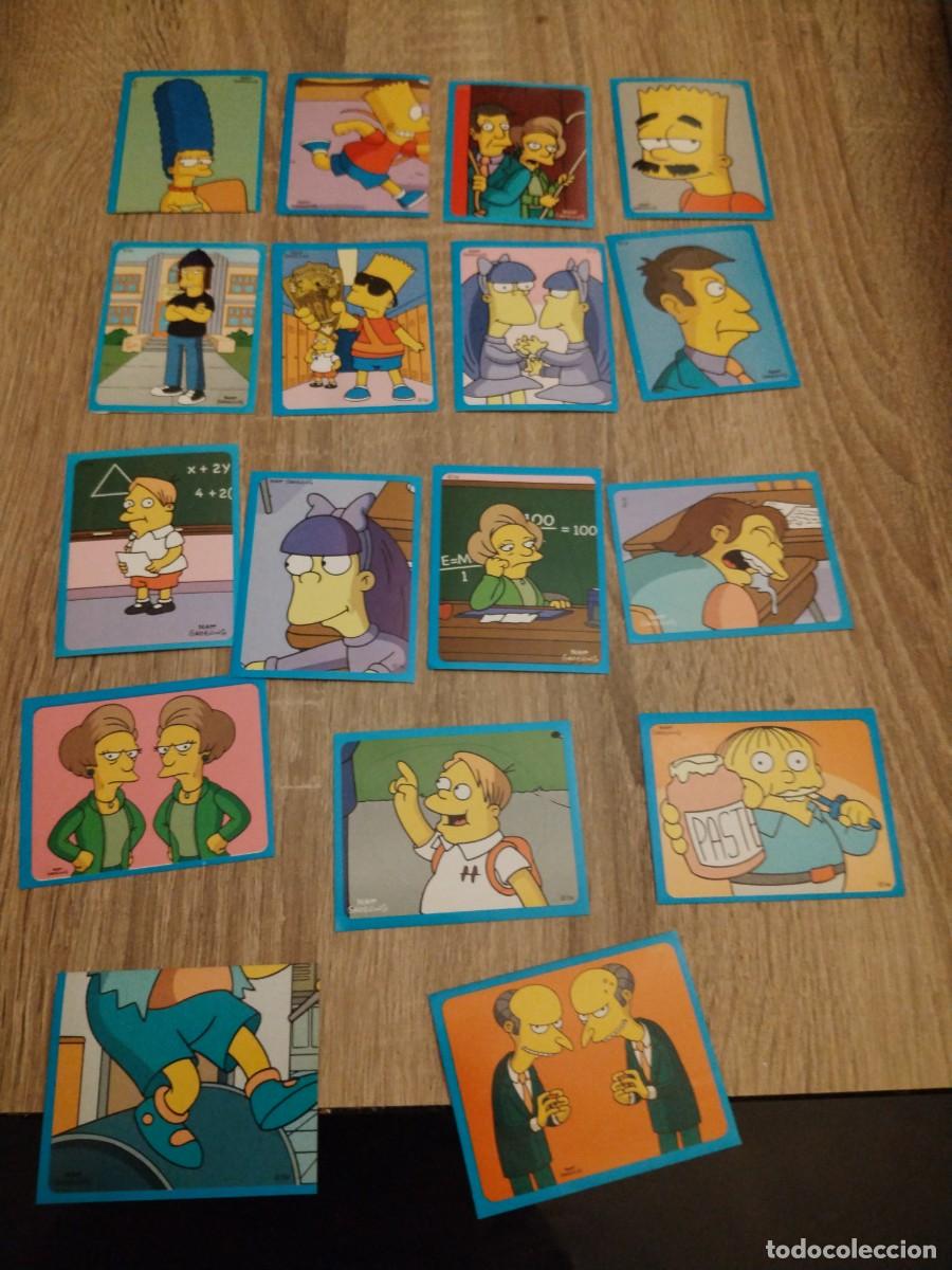 Coleccionismo cromos antiguos: The Simpson school survival guidebook