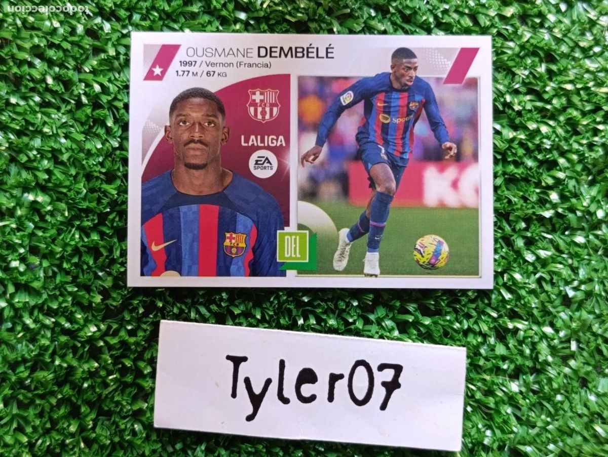 Coleccionismo cromos antiguos: DEMBEL&Eacute; 19 BARCELONA LIGA ESTE 2023 2024 23 24