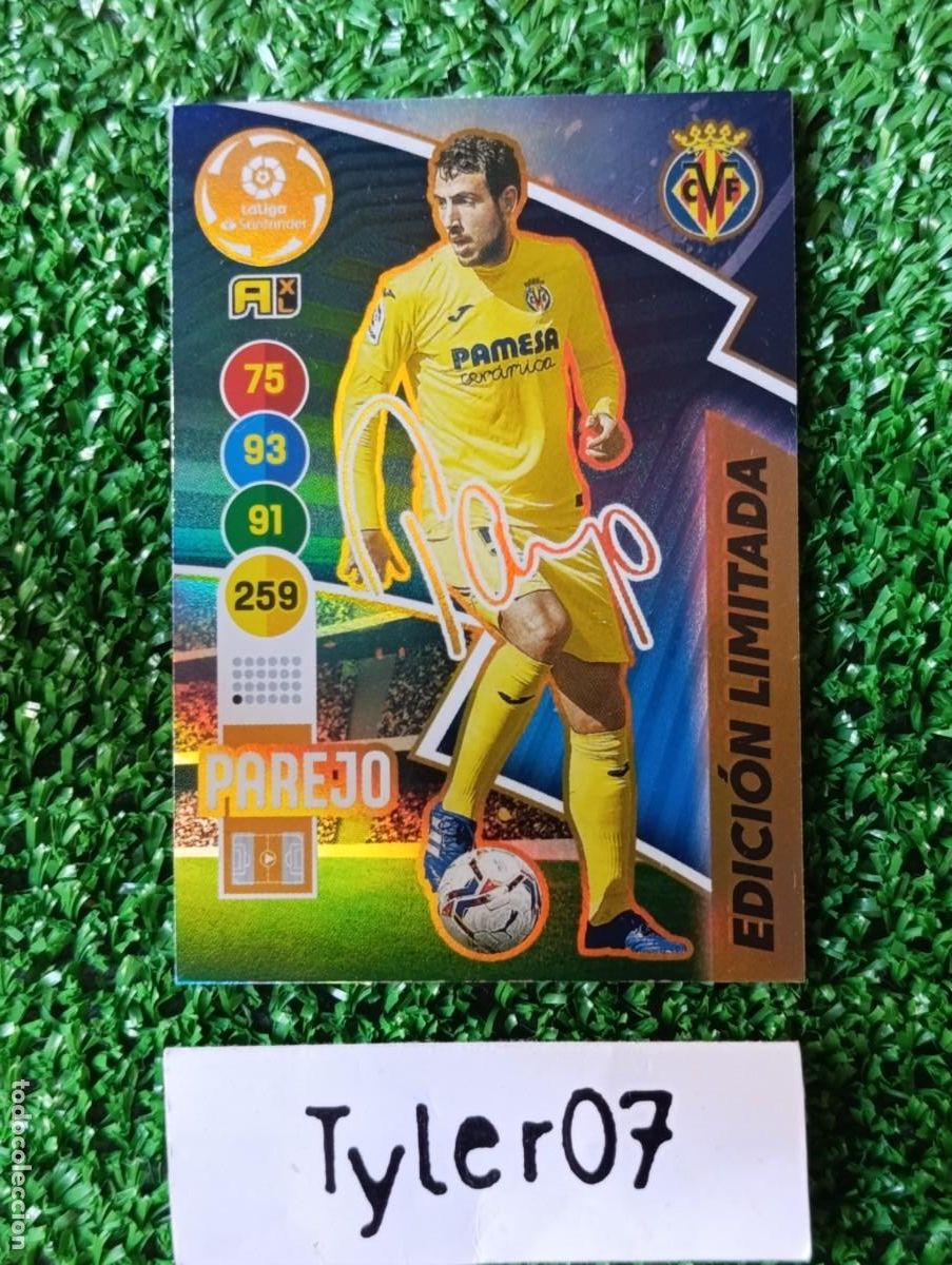 Coleccionismo cromos antiguos: PAREJO VILLARREAL EDICION LIMITADA FIRMADA ADRENALYN XL 2020 2021 20 21
