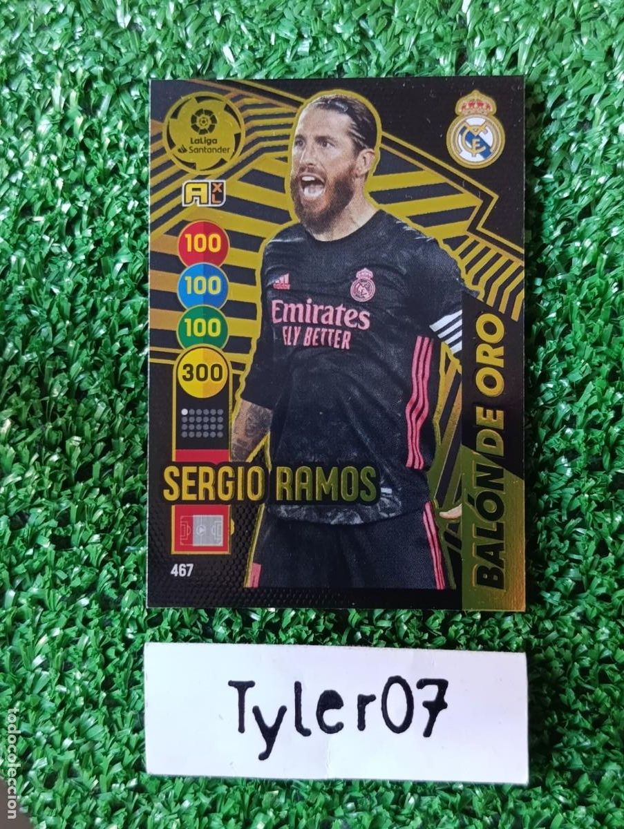 Coleccionismo cromos antiguos: SERGIO RAMOS 467 REAL MADRID BALON DE ORO ADRENALYN XL 2020 2021 20 21