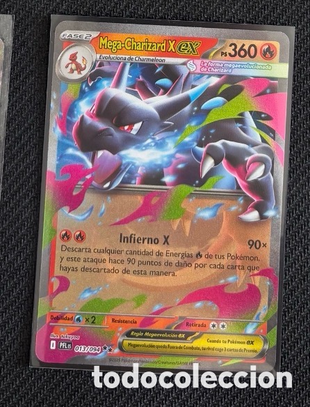 Coleccionismo cromos antiguos: Carta Pokemon TCG EX MEGA CHARIZARD X