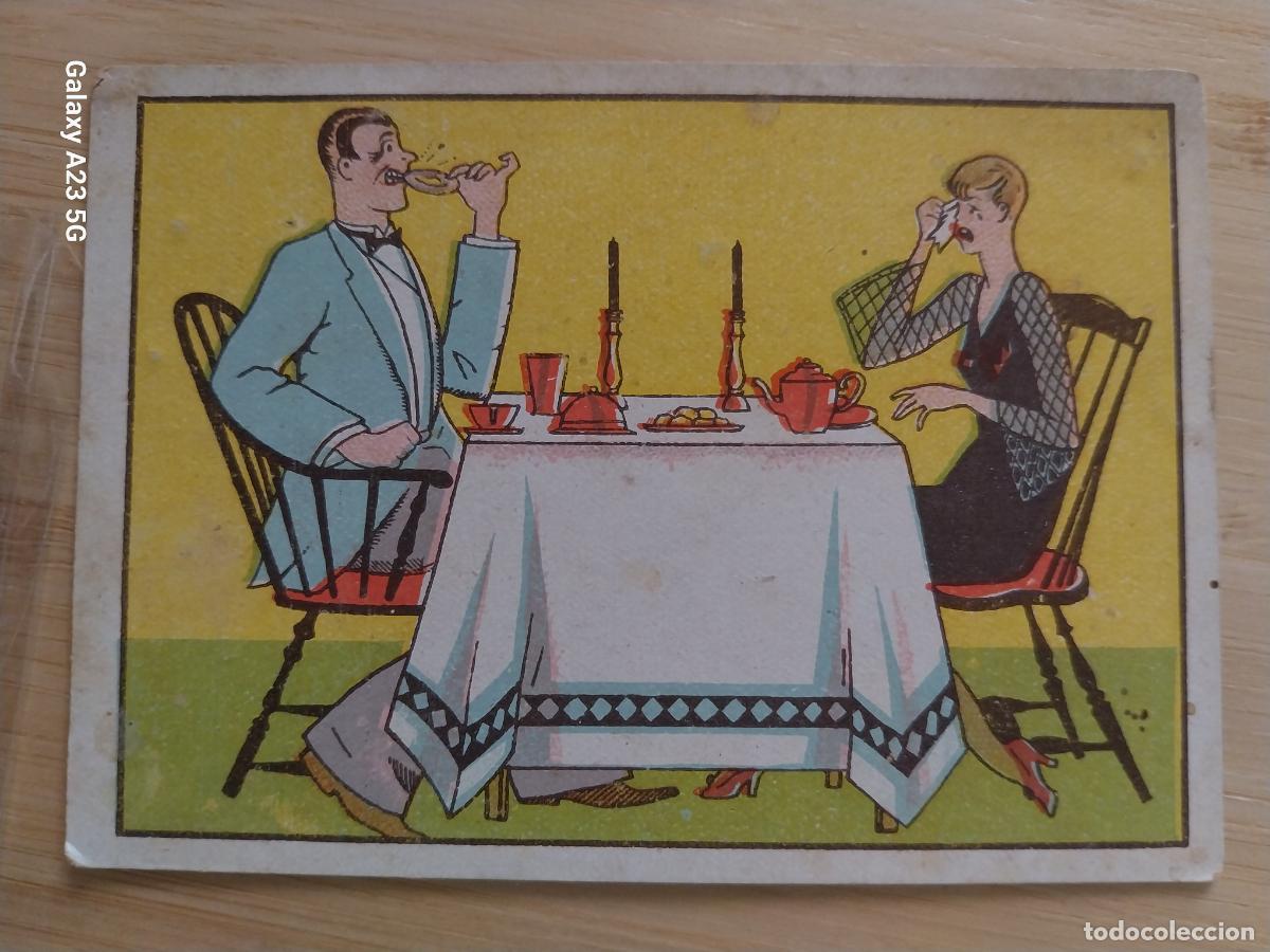 Coleccionismo cromos antiguos: ROSQUILLAS MODA RECETA CROMO 22 PUBLICIDAD CHOCOLATES LLOVERAS ORIGINAL ANTIGUO 11X8CMS