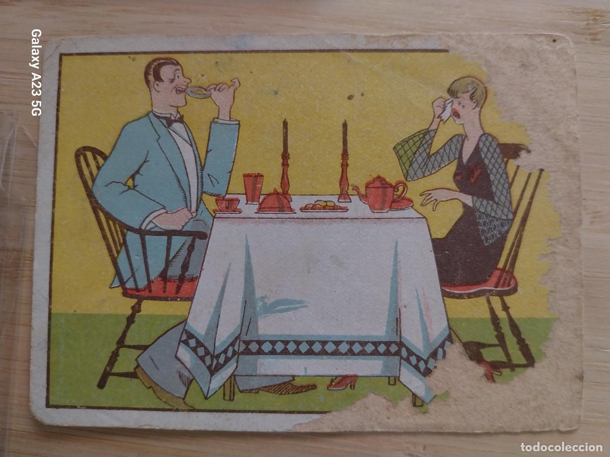 Coleccionismo cromos antiguos: ROSQUILLAS MODA RECETA CROMO 22 SIN PUBLICIDAD ORIGINAL ANTIGUO 11X8CMS