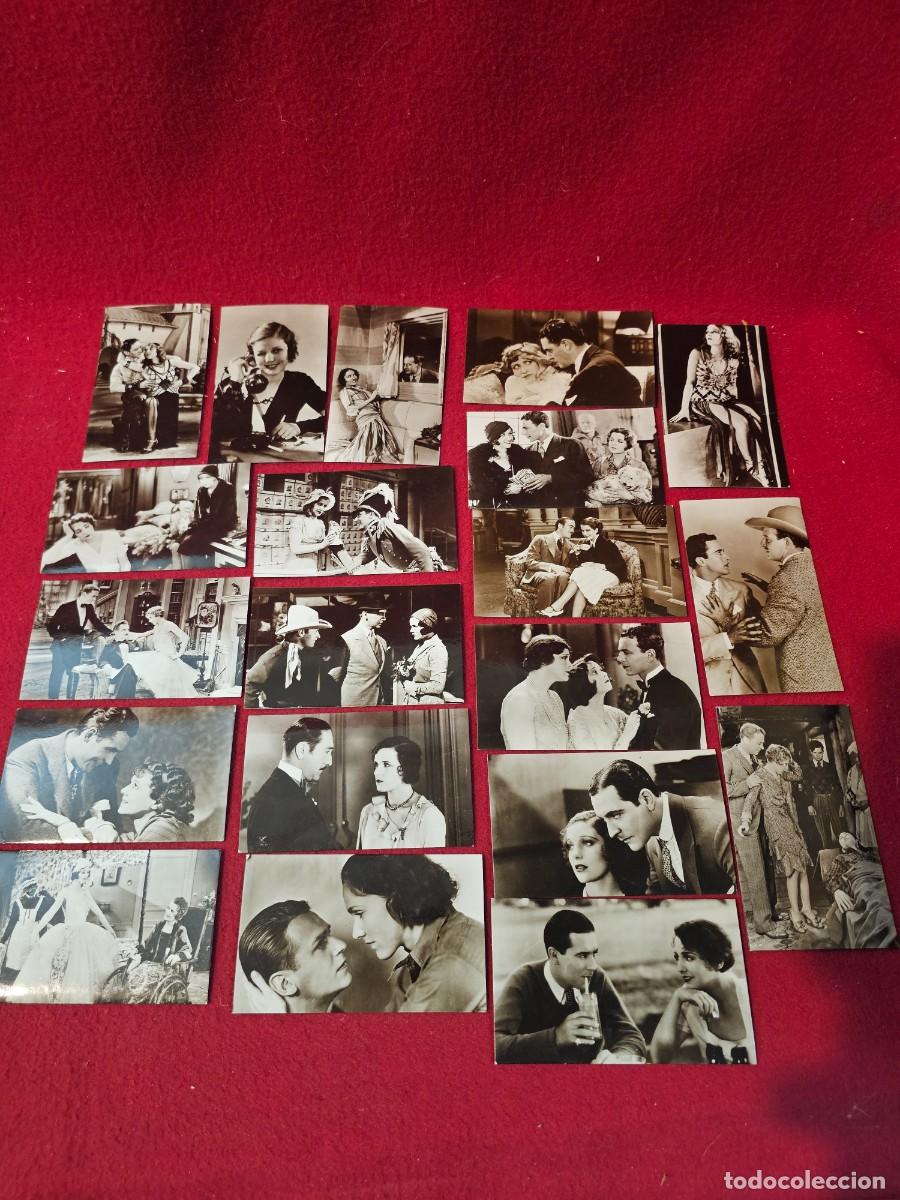 Coleccionismo cromos antiguos: LOTE DE 20 CROMOS DE LAS ESTRELLAS DEL CINE Y SUS GESTOS.