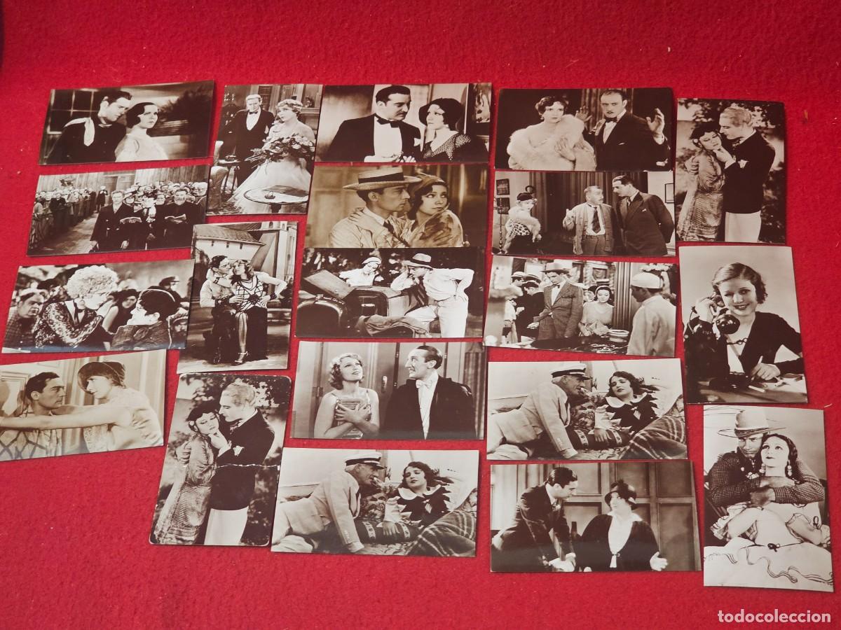 Coleccionismo cromos antiguos: LOTE DE 20 CROMOS DE LAS ESTRELLAS DEL CINE Y SUS GESTOS.