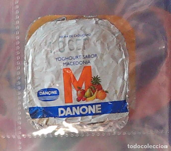 Coleccionismo cromos antiguos: TAPA TAPAS DANONE YOGURTH YOGUR YOGURES TAPADERAS MACEDONIA