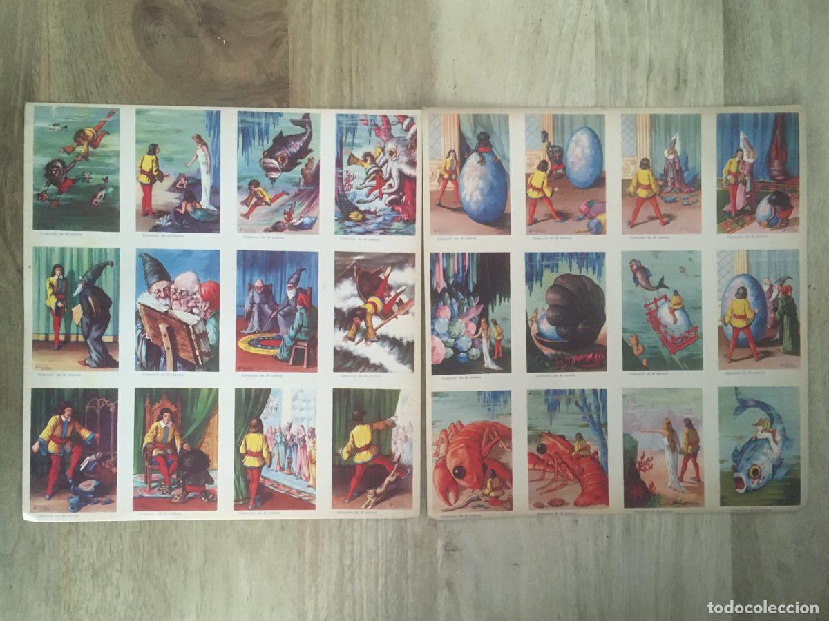 Coleccionismo cromos antiguos: la princesa perlita coleccion completa 24 cromos laminas sin cortar