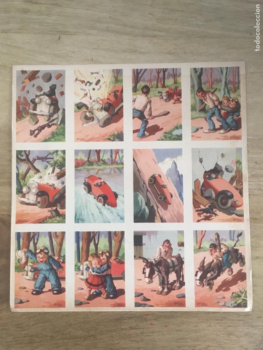 Coleccionismo cromos antiguos: un tenorio de automovil coleccion completa 12 cromos lamina sin cortar