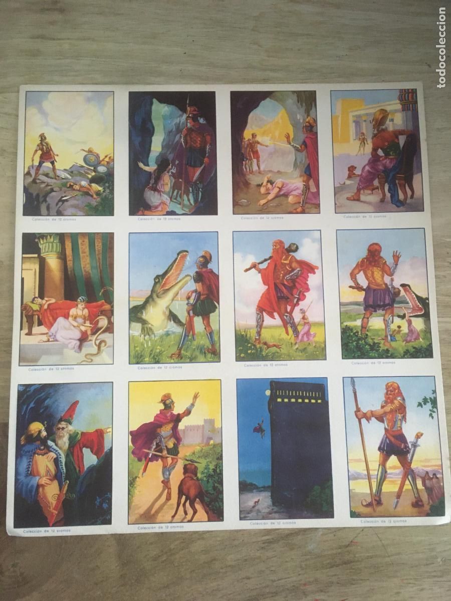 Coleccionismo cromos antiguos: el principe encantado coleccion completa 12 cromos lamina sin cortar