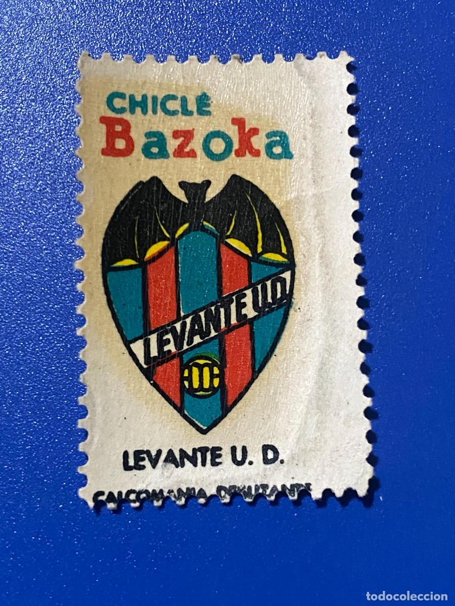 Coleccionismo cromos antiguos: CROMO CHICLE BAZOKA LEVANTE FUTBOL