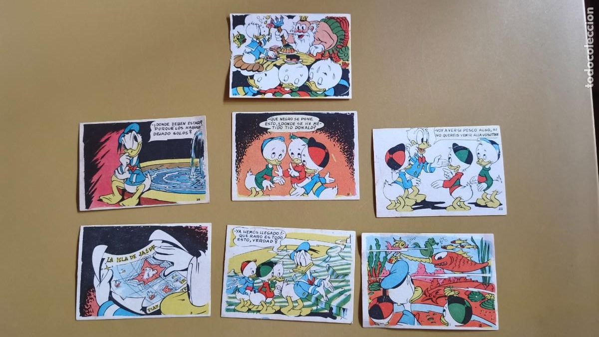 Coleccionismo cromos antiguos: isla de jaspe, Chocolates Lloveras 1948. disney