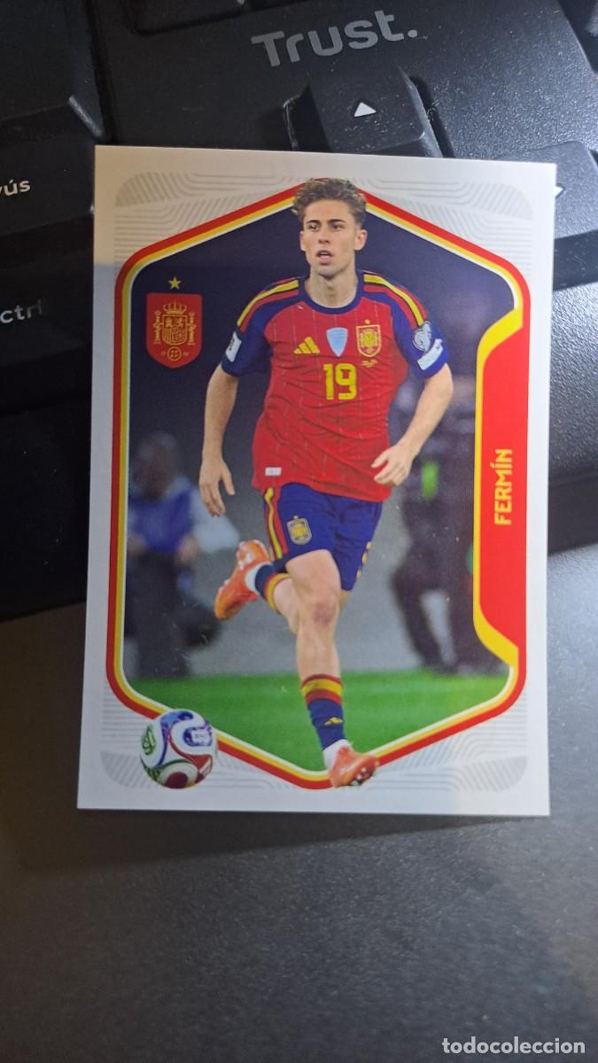 Coleccionismo cromos antiguos: CROMO FERMIN 46 ESPA&Ntilde;A 2026 26 MUNDIAL SELECCION ESPA&Ntilde;OLA CARREFOUR PANINI NUNCA PEGADO