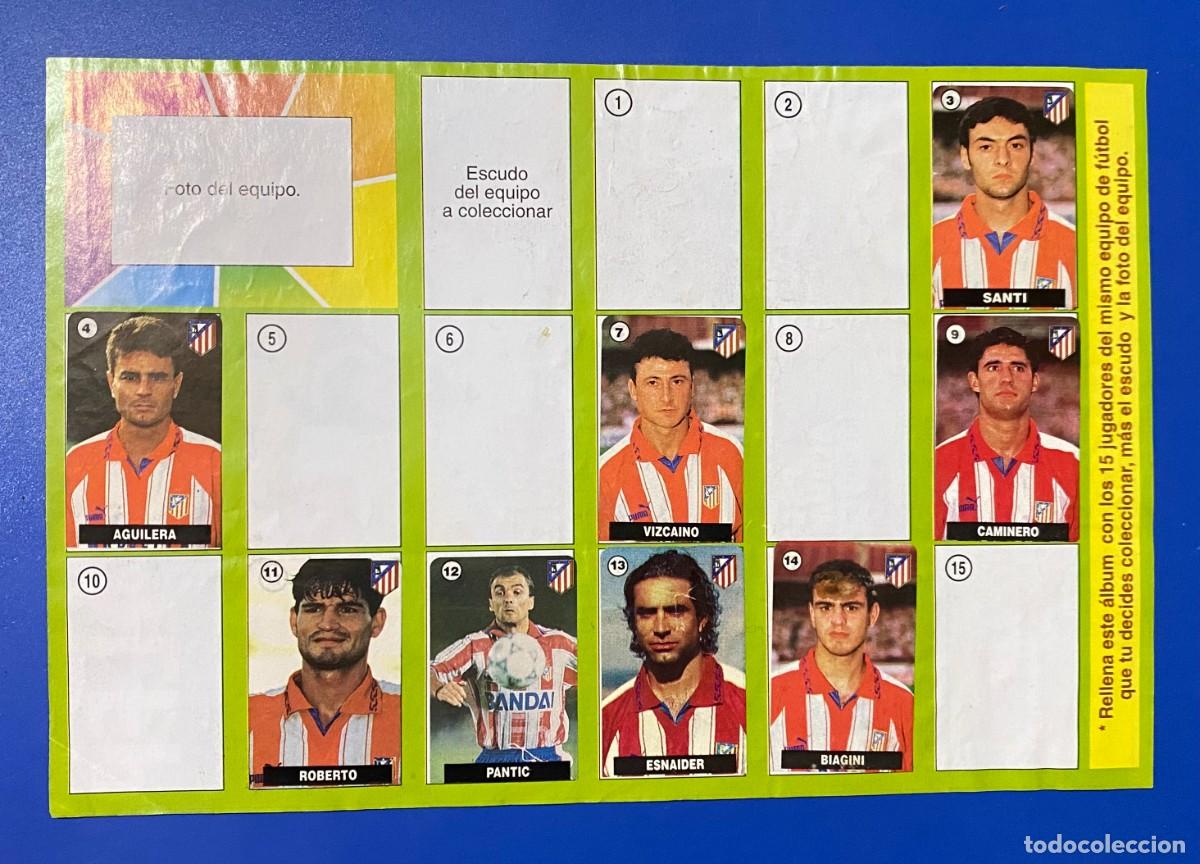 Coleccionismo cromos antiguos: CHICLE CROMO VIDAL LFP 1996/97 ATLETICO MADRID