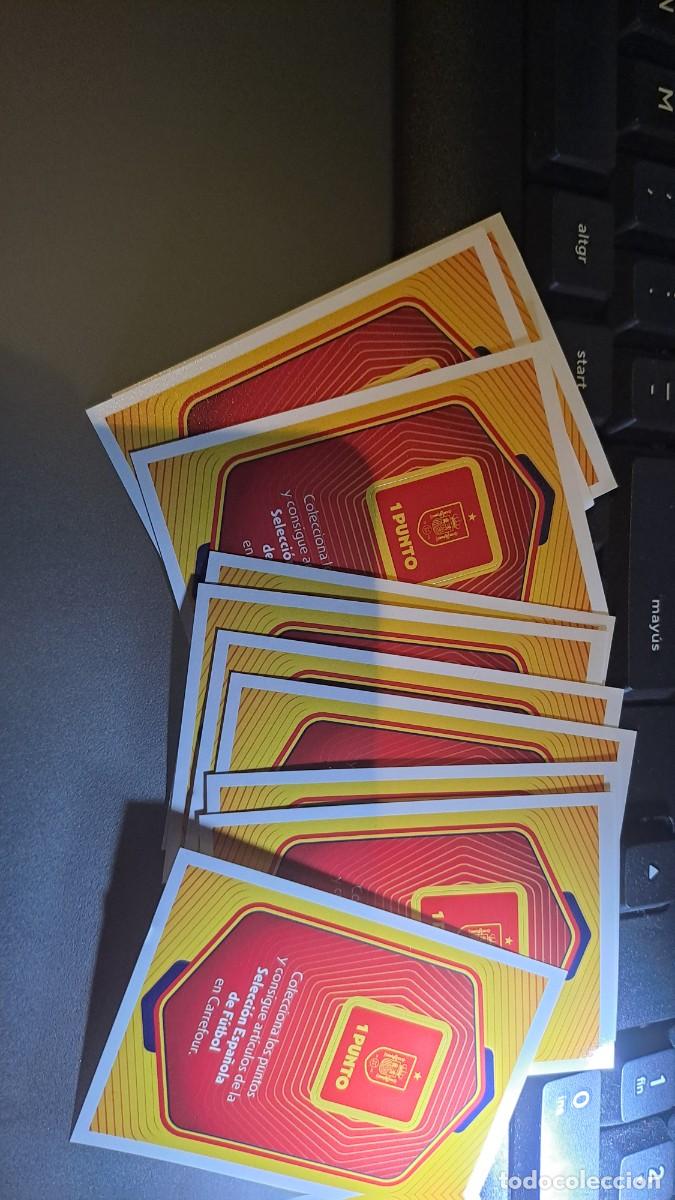 Coleccionismo cromos antiguos: CROMO LOTE DE 10 PUNTOS 1 PUNTO ESPA&Ntilde;A 2026 26 MUNDIAL SELECCION ESPA&Ntilde;OLA CARREFOUR PANINI