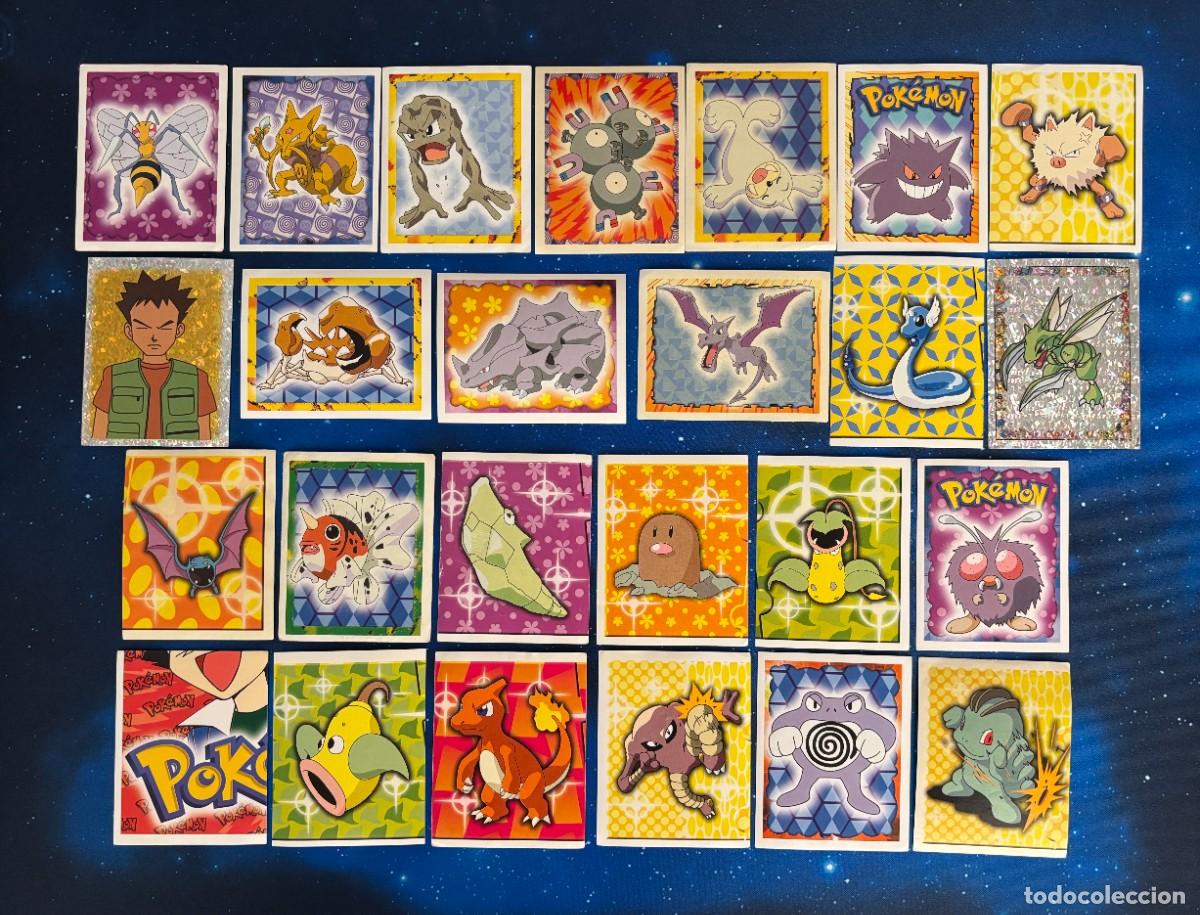 Coleccionismo cromos antiguos: Lote 25 Stickers Pok&eacute;mon Merlin Serie 1 Originales Sin Repetir