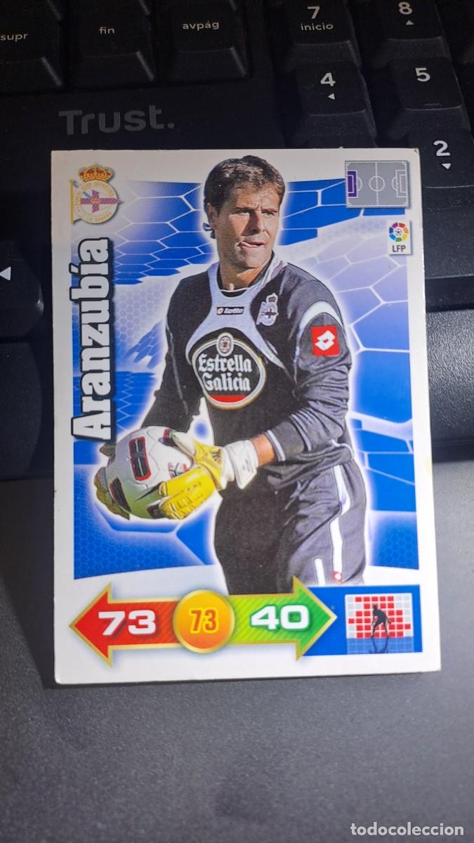 Coleccionismo cromos antiguos: ADRENALYN XL ARANZUBIA 73 DEPORTIVO DE LA CORU&Ntilde;A CROMO LIGA 2010 2011 10 11 PANINI