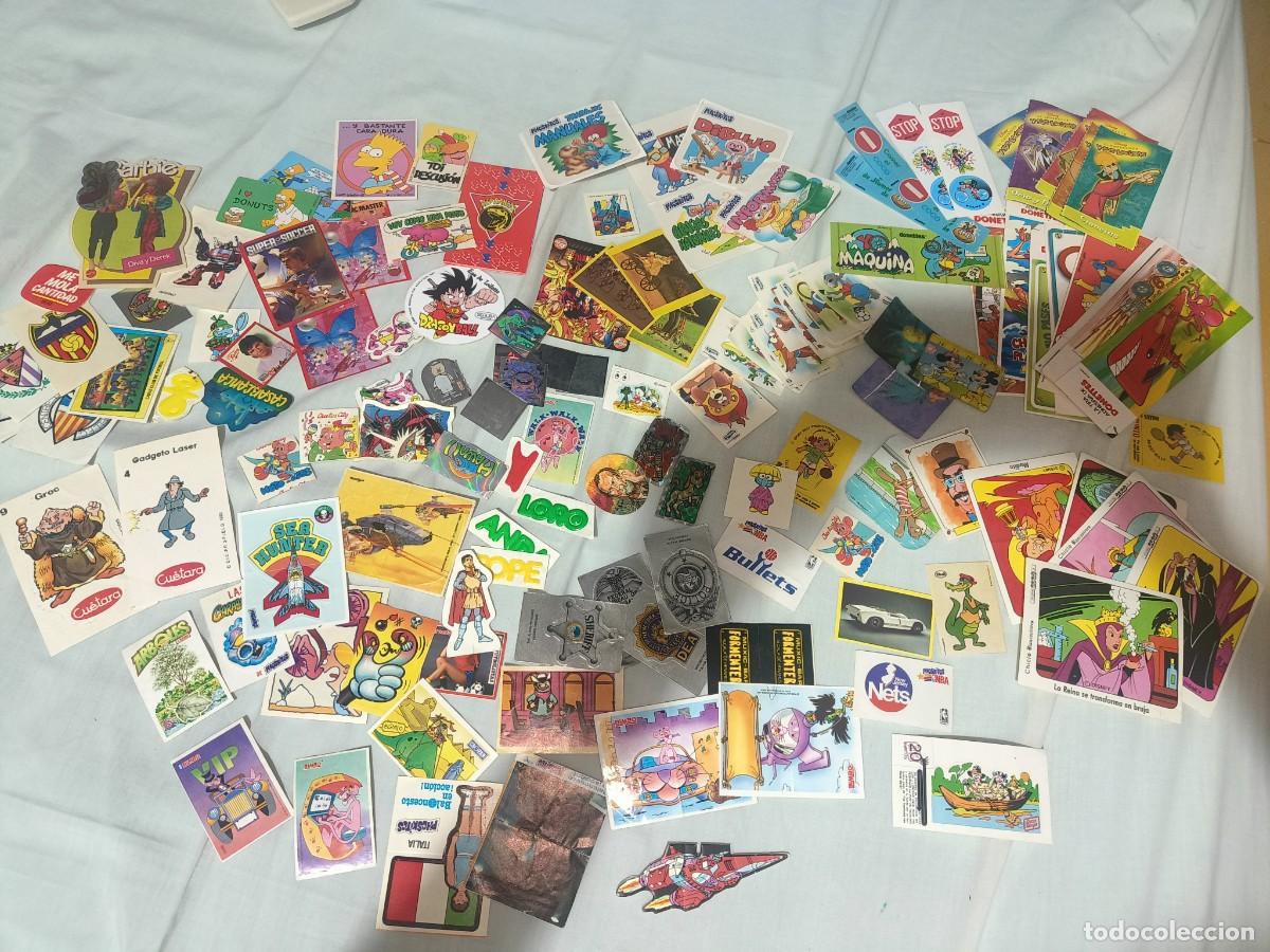 Coleccionismo cromos antiguos: Ocasion Super lote docenas cromos a&ntilde;os 80 bollycao phoskitos cropan panrico bimbo matutano donettes