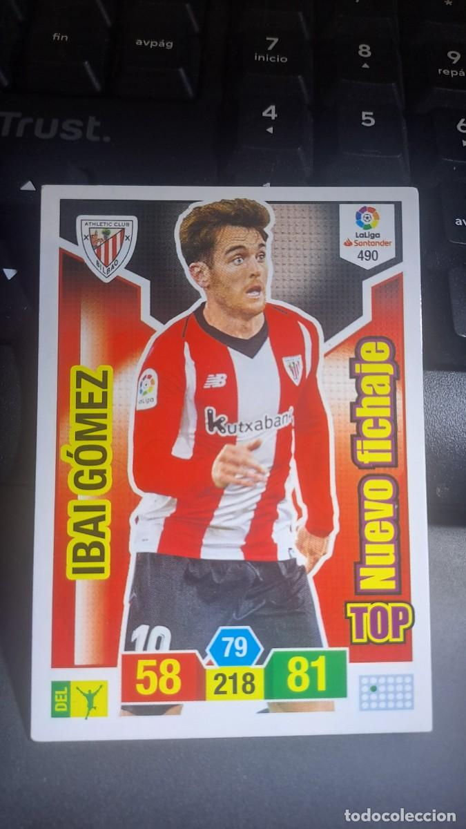Coleccionismo cromos antiguos: ADRENALYN XL IBAI GOMEZ TOP NUEVO FICHAJE 490 ATHLETIC CLUB BILBAO CROMO LIGA 2018 2019 18 19 PANINI